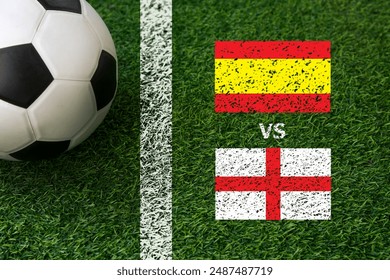 Fotbal matematică Spania vs Anglia; Concursul turneului european de fotbal