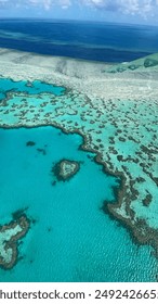 Scénický výhled na Velký bariérový útes, Queensland, Austrálie