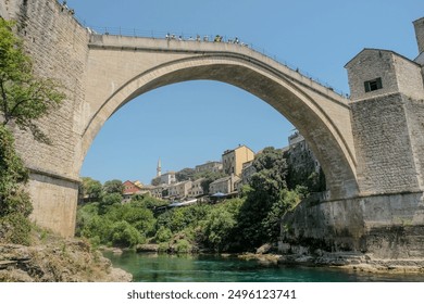 Mostar Eski Kenti'nin Eski Köprü alanı
