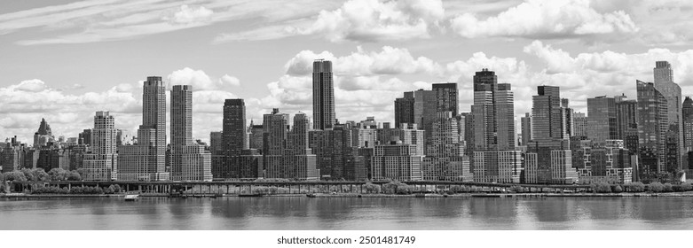 ny urbane gradske arhitekture. središte Manhattana i rijeka Hudson. gradskog grada. new york centar. manhattan skyline. new york city. neboder zgrada nyc. panoramski pogled
