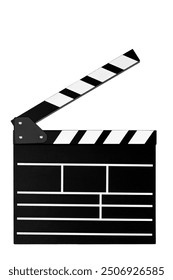 eng Filmkamera op wäissem Hannergrond isoléiert, en Assistent Regisseur Tool, Schéissen, Dubbing
