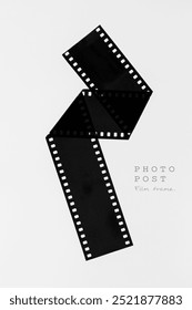 film strip.film frame with white space.