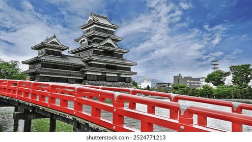 Matsumoto Castle or Crow Castle is one of Japanese premier historic castles in eastern Honshu in Matsumoto city, Nagano Prefecture, Japan.