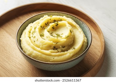 Zdjęcie puree ziemniaczanego w misce