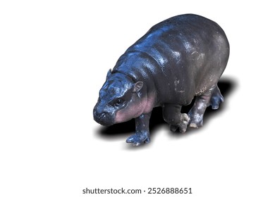 A female dwarf baby pygmy hippo called Moo Deng pettish peevish Dwarf species of hippopotamus Pygmy Hippo Calf Captures Hearts The chubby pygmy hippo has firm, plump and bouncy skin at Khao Kheow Zoo.