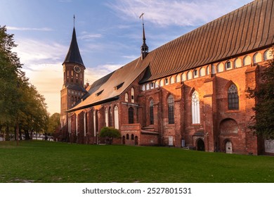 Konigsberg Cathedral on Kanta or Kneiphof Island in Kaliningrad. Russia