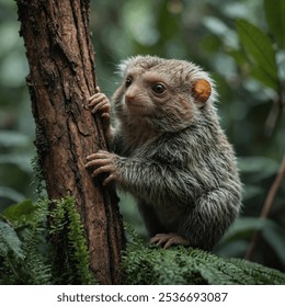 "E schéint a rart Déier, bekannt fir seng eenzegaarteg Features a Knappheet, lieft dacks an entfernten Habitaten. Säin markanten Erscheinungsbild, d'Eleganz an d'elusive Natur maachen et e Wonner vun der natierlecher Welt