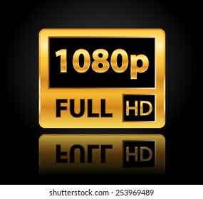 Full HD 1080 Logo Vector (.AI) Free Download