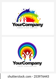 Rainbow Logo Vectors Free Download Rainbow Logo Vectors Free Download