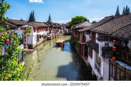 Zhujiajiao is an ancient town located in the Qingpu District of Shanghai.This is a water town was established about 1,700 years ago