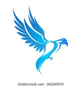 Blue Bird Logo Vector Ai Cdr Eps Free Download