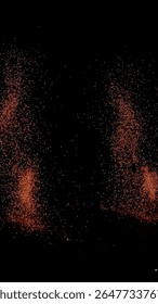 Immagine astratta di forme spettrali luminose nell'oscurità, con un'atmosfera misteriosa e inquietante. Ideale per temi horror, soprannaturali o astratti artistici. Flameshow