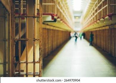 Korridor in einem verlassenen Gefängnis
