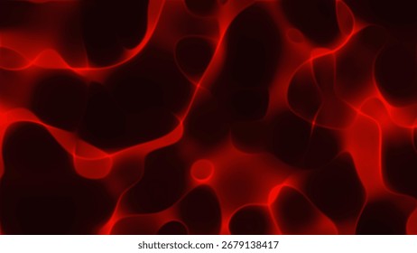 Sfondo astratto luminoso rosso neon scuro, ideale per poster, siti web e presentazioni di grande impatto visivo.