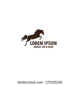 Jumping Horse Logo Vector (.EPS) Free Download