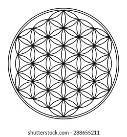 Flower of Life Logo Vector (.CDR) Free Download