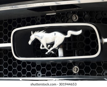 Ford Pin Mustang Logo 35th Anniversary Maße Emblem 27x24mm 