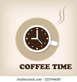 Coffee time Logo Vector (.AI) Free Download