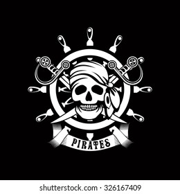 Retro pirates Logo Vector (.EPS) Free Download