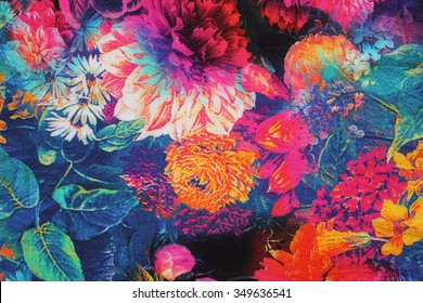 flores textiles