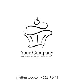 Cream Dessert Cakes Bakery Logo or Emblem for Food, Cafe or Restaurant Menu  Design. Vector Illustration Stock Vector - Illustration of icon, bakery:  82333077