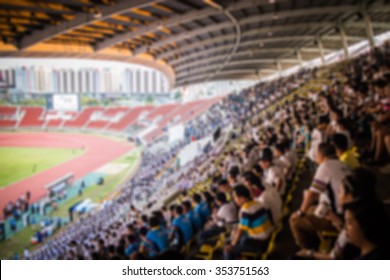 blur football stadium