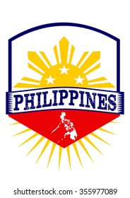 Philippine Sun Stars Logo Vector (.AI) Free Download