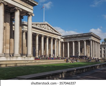 El Museo Británico en Londres, Inglaterra, Reino Unido