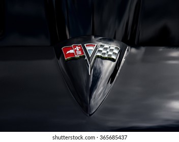 k 1 074 Chevrolet Corvette Logo brodé Casquettes de Baseball Une qualité supérieure Rot VIP 