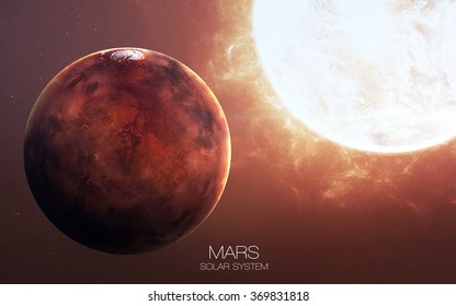 Marte - Las imágenes de alta resolución presentan los planetas del sistema solar. Elementos de esta imagen proporcionados por la NASA.