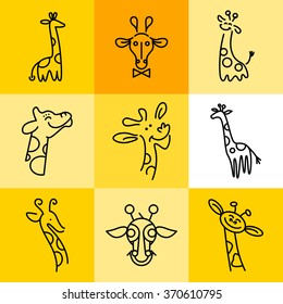 Giraffe Logo Vector (.EPS) Free Download