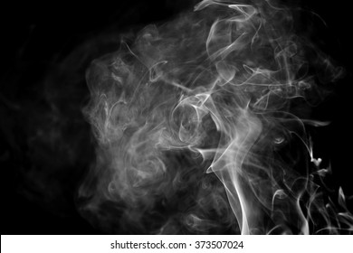 abstrakter Hintergrund, Rauchkurven und Wellen