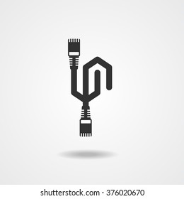 electric cable logo