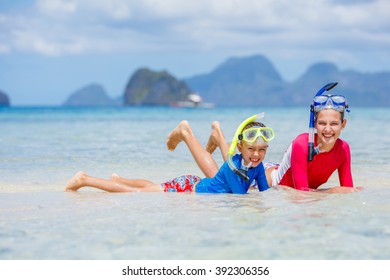 Kinder am Strand