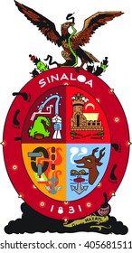 Escudo de Sinaloa Logo Vector (.EPS) Free Download