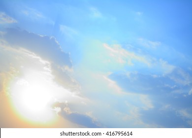 anime zonsopgang en zonsondergang pastel hemelachtergrond