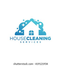 house cleaning services logo