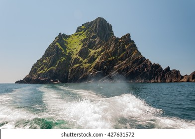 Skellig Michael, UNESCO Dünya Mirası Alanı, Kerry, İrlanda. Star Wars The Force Awakens Sahnesi bu Adada çekildi. vahşi atlantik yolu