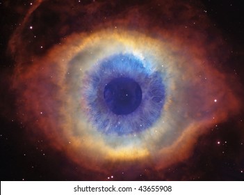 Nebulosa Helix (Ojo de Dios) con un Ojo
