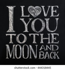 I love you to the Moon and Back 4K wallpaper download