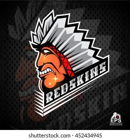 133 Redskins Logo Images, Stock Photos & Vectors