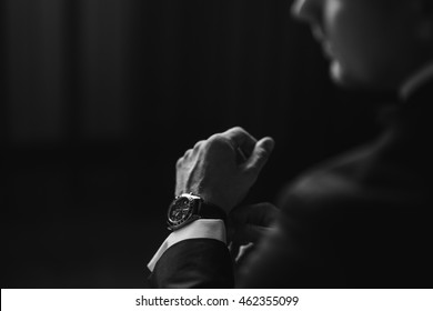 watch in a man