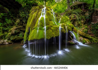 Bigar water fall, Romania, formed by an underground water spring witch spectacular falls into the Minis River