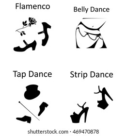 tap shoes vector