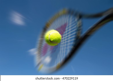 Slaan 'n tennis