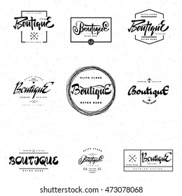 Vintage Boutique Logo PNG Vector EPS Free Download