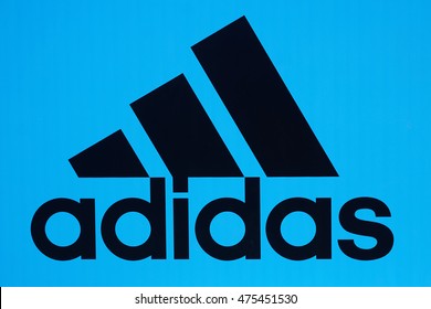 adidas logo blue