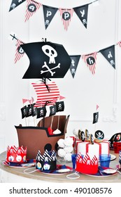 pirate Party. Decorations for birthday