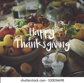 Thaksgiving Blessing vieren dankbaar maaltijdconcept