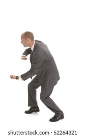 pengusaha melakukan Qi Gong